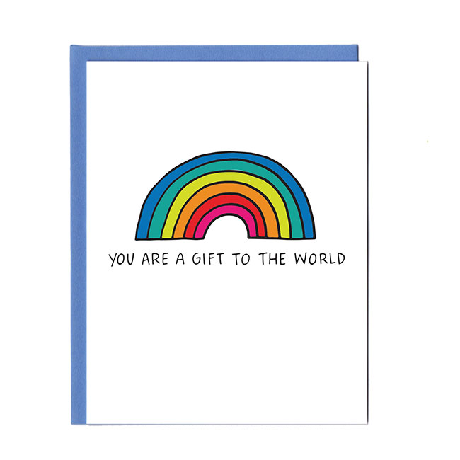 You Are A Gift To The World Card 
															/ The Treasurie							