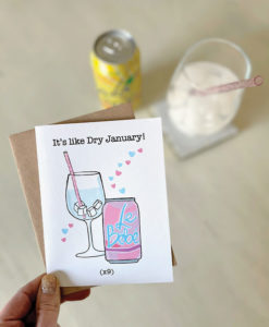 Dry January Baby from Wild Card Creations