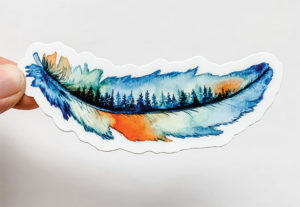 Nature-Inspired Sticker from Wildflower Paper Co.