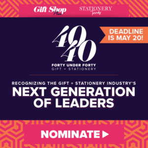 Gift + Stationery 40 Under 40 Nominations