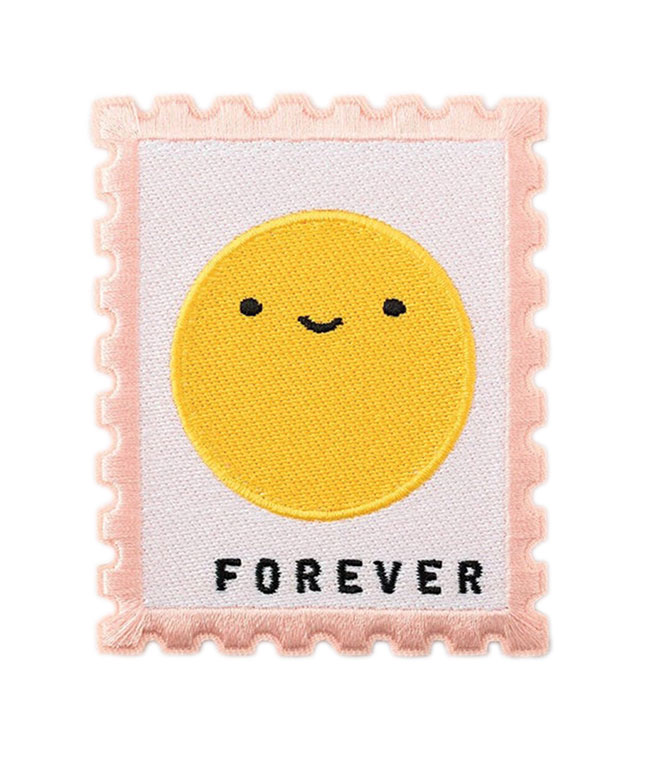 Forever Embroidered Patch 
															/ ilootpaperie							