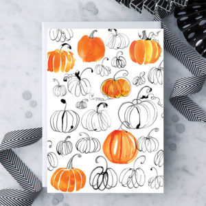 Pumpkin Halloween Card from Design With Heart