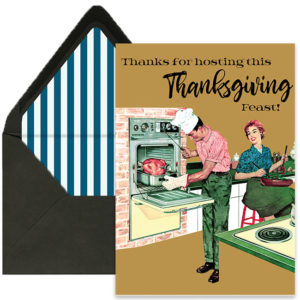 Thanksgiving Feast Card from Mod Lounge Paper Co.