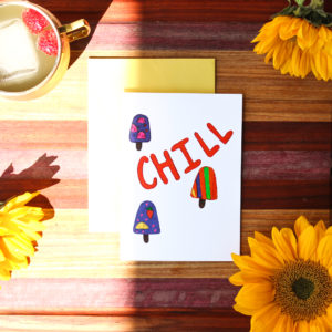 Chill Birthday Card from Zaria Cards