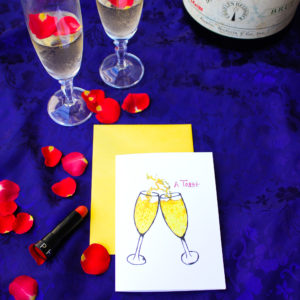 A Toast Card from Zaria Cards