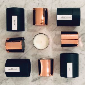 Rose Gold Candles from Atelier