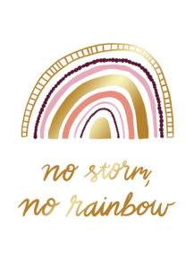 No Storm, No Rainbow Card from Black Joy Paper