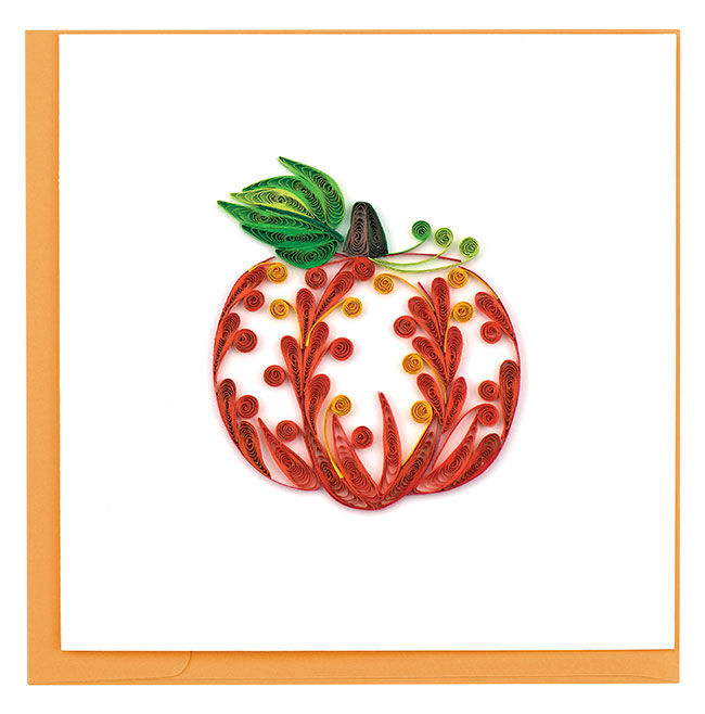 Quilled Pumpkin Card 
															/ Quilling Card							
