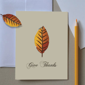 Give Thanks Card from Seashell Paper Co.