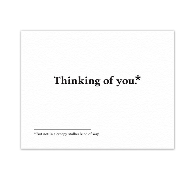 Thinking of You Card 
															/ The Mincing Mockingbird							