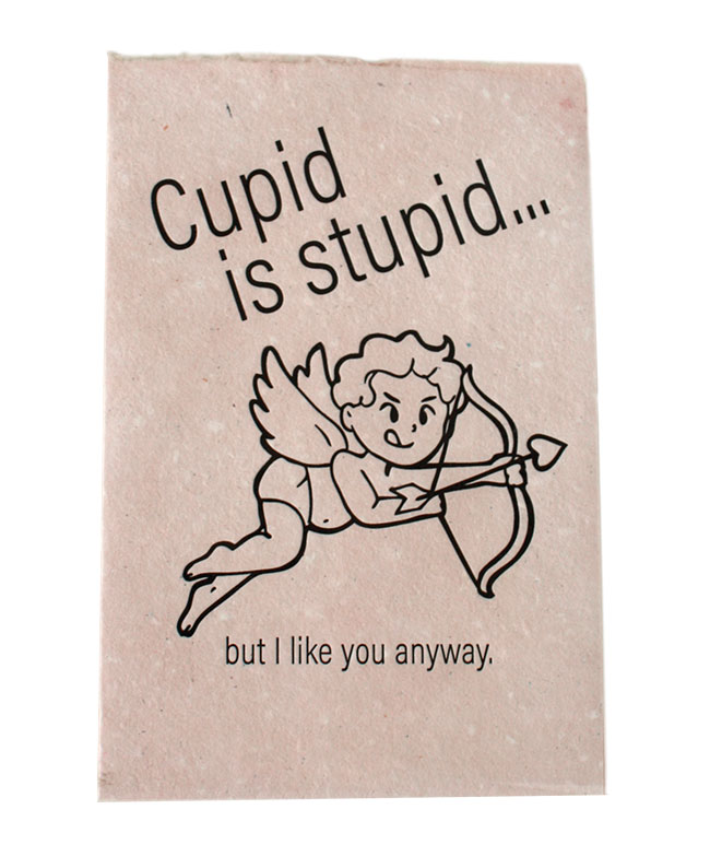 Cupid is Stupid Card 
															/ Papercraft Miracles							