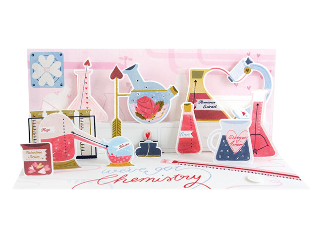 Good Chemistry Pop-up Card from Up With Paper