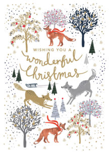 Calypso Cards Wishing You a Wonderful Christmas Card