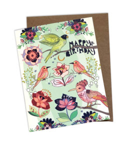 Happy Birthday Bird Sanctuary Card