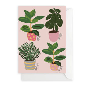 Plants Card 
															/ Elm Paper							