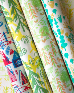 Silkscreened Giftwraps, Inspired by the Great Outdoors