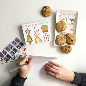 Christmas Cookie Greeting Card 
															/ Aqua & Opal Studio							