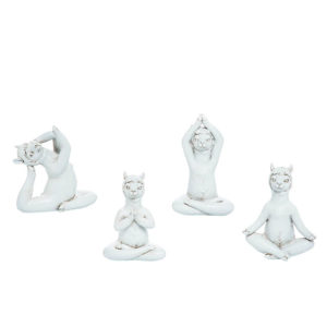 Yoga Llama Figurines 
															/ Transpac							