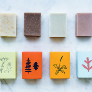 Organic soaps crafted with plant infusions from ALTR Soaps