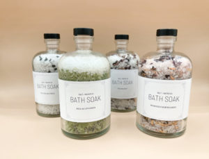 Salt + Water Company's bath and body products