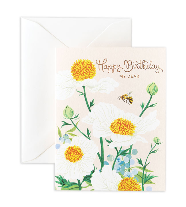 Matilija Poppy Birthday Card