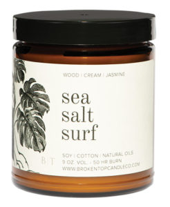 Sea Salt Surf Candle from Broken Top Brands