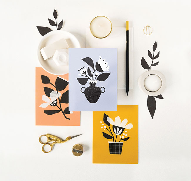 Blooming Card offerings from Emily Rae Carlson