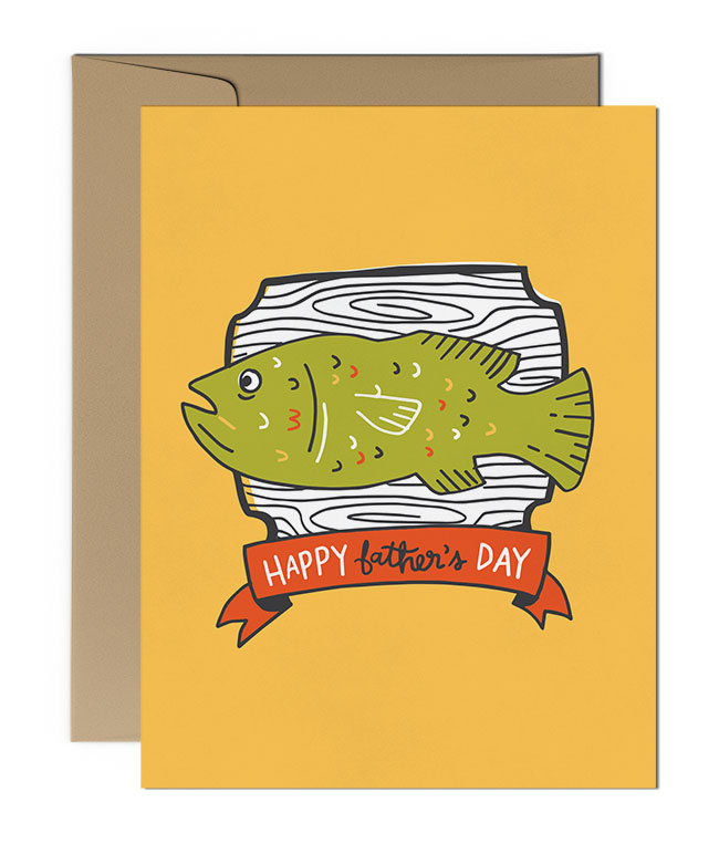 Fish Father's Day Card 
															/ Hello Doodle							