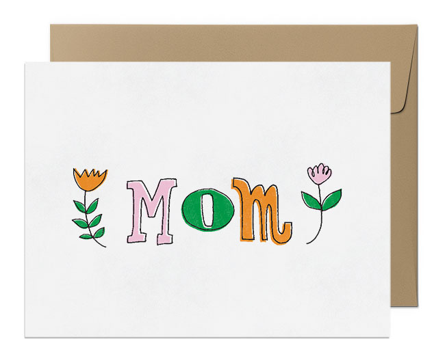 Floral Mothers Day Card 
															/ Hello Doodle							