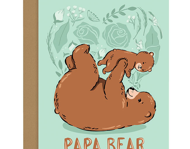 Papa Bear Father's Day Card from Lucy Loves Paper