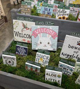 My Word! highlights Plant Pokes and Stand-Out Signs