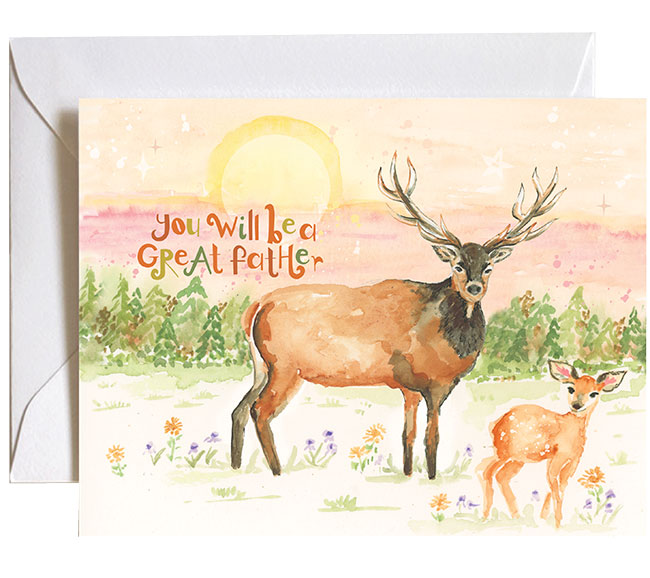 You Will Make a Great Father Card 
															/ Stephanie Tara Stationery							