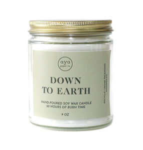 Down to Earth Candle from Aya Paper Co.