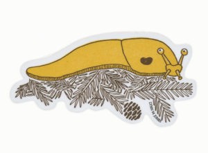 Banana Slug Sticker from Just My Type Letterpress