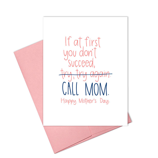 Call Mom Mother's Day Card