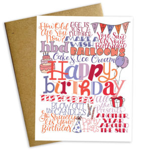Happy Birthday Mashup Card from Maggie Moore Studio