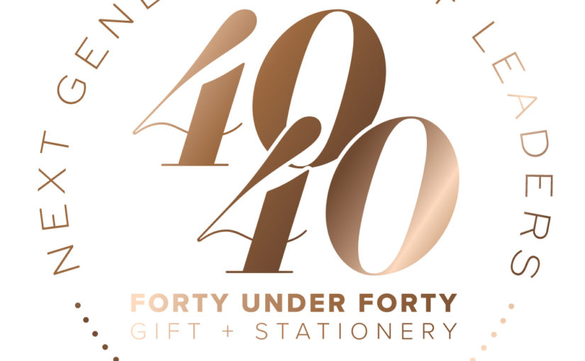 2022 Gift + Stationery 40 Under 40 Awards logo