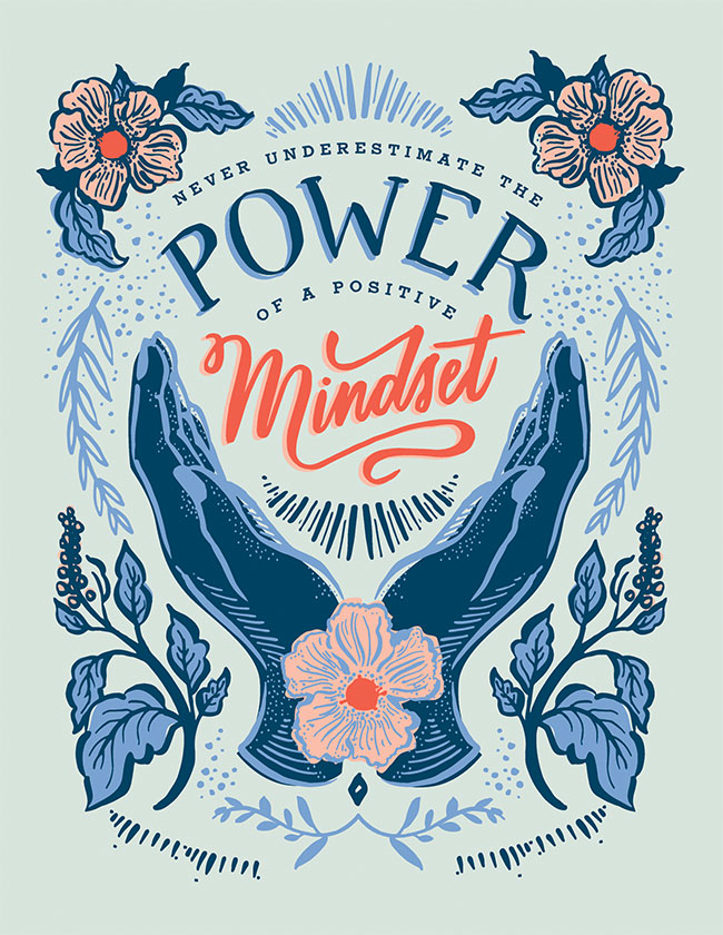 Power of a Positive Mindset Card 
															/ 2021 Co.							