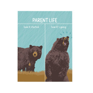 Parent Life Card from Modern Printed Matter