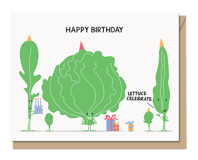 Lettuce Celebrate Birthday Card