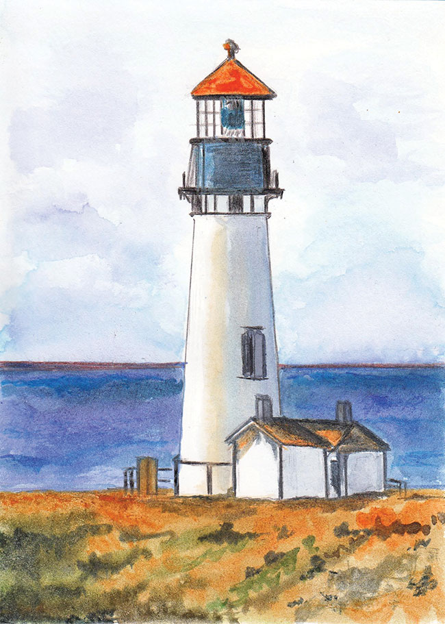 Lighthouse Greeting Card 
															/ Shades of Expression Designs							