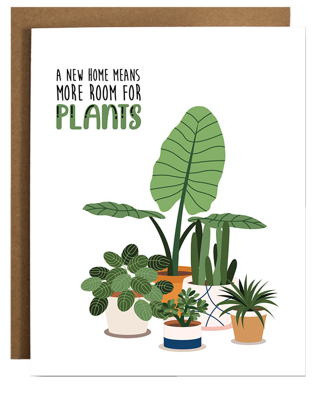 New Home Plants Card 
															/ The Card Bureau							