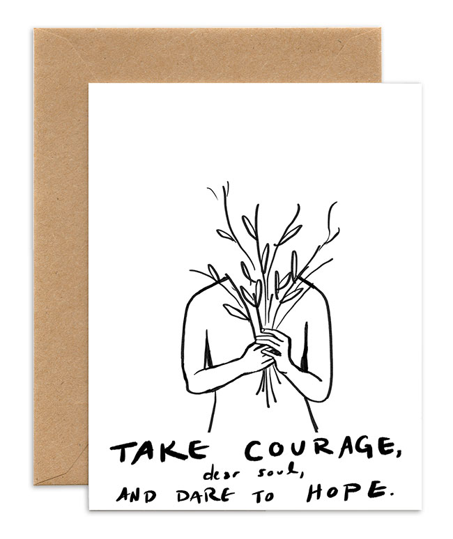 Take Courage Card 
															/ Tiny and Snail							
