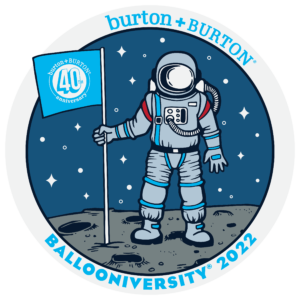burton + BURTON 2022 Ballooniversity logo