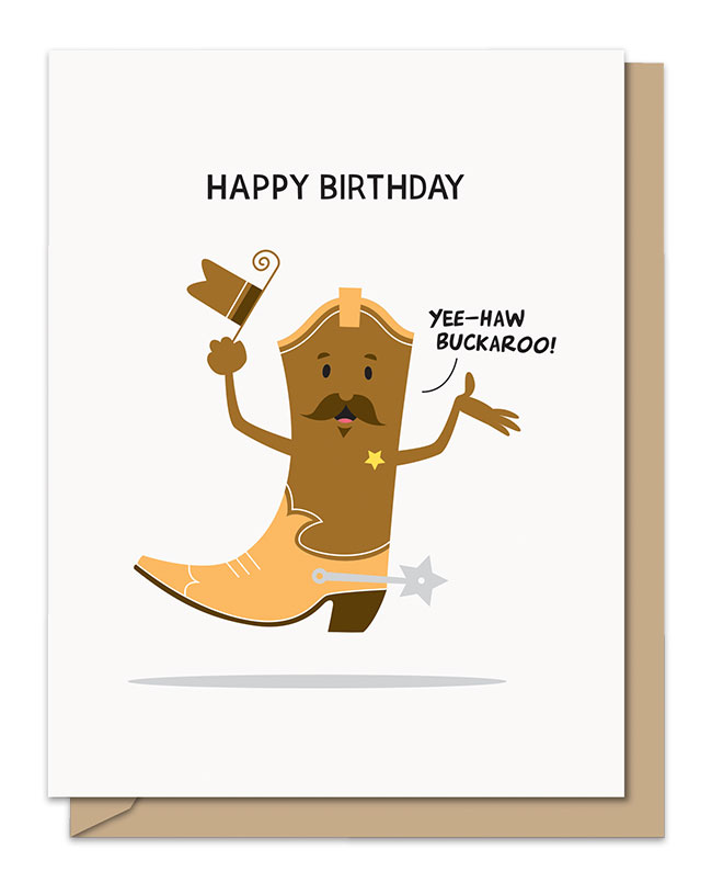Birthday Buckaroo Card
