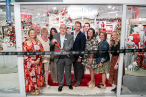 Mud Pie ribbon cutting ceremony celebrating its showroom expansion