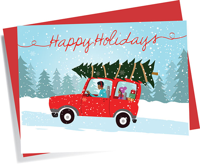 Happy Holidays Card 
															/ Soular Powered							