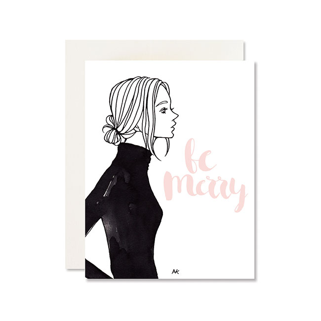 Be Merry Card 
															/ akr Design Studio							