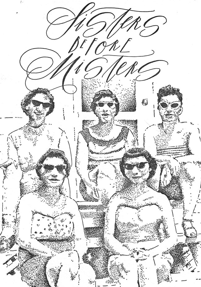 Sisters Before Misters Letterpressed Card 
															/ Alma Mae Evans							