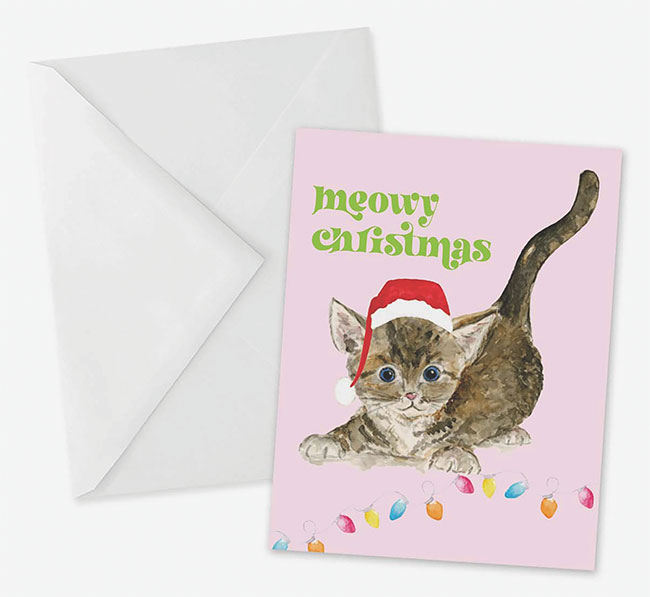 Meowy Christmas Card 
															/ Madpaperie							